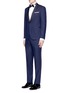 Figure View - Click To Enlarge - LARDINI - Dot jacquard tuxedo suit