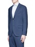 Back View - Click To Enlarge - LARDINI - Soft wool suit