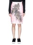 Main View - Click To Enlarge - EMILIO PUCCI - Sequin leaf embroidery lace pencil skirt