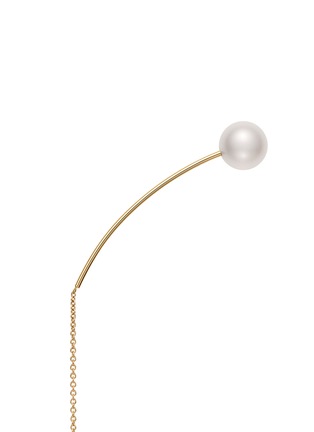 Detail View - Click To Enlarge - SOPHIE BILLE BRAHE - x sacai 004 pearl stud chain drop single earring