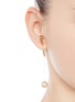 Figure View - Click To Enlarge - SOPHIE BILLE BRAHE - x sacai 006 pearl drop 14k yellow gold single earring
