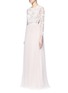 Figure View - Click To Enlarge - NEEDLE & THREAD - 'Butterfly' embellished tulle gown