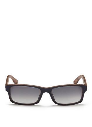 Main View - Click To Enlarge - ISAIA - Painted wood rectangular sunglasses