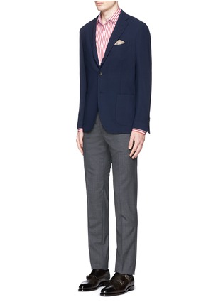 Figure View - Click To Enlarge - ISAIA - 'Parma' stripe cotton poplin shirt
