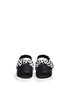 Front View - Click To Enlarge - MOTHER OF PEARL - 'Ordell' spot bow leather sandals
