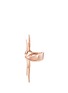 Figure View - Click To Enlarge - CRISTINAORTIZ - Diamond 9k rose gold wing ring