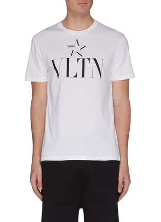 Main View - Click To Enlarge - VALENTINO GARAVANI - 'Star' logo print T-shirt