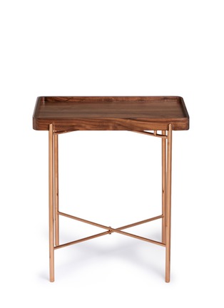 Main View - Click To Enlarge - TANG TANG TANG TANG - Walnut wood folding side table