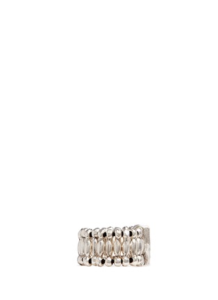 Figure View - Click To Enlarge - PHILIPPE AUDIBERT - 'VIWY V' crystal bead elastic ring