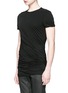 Front View - Click To Enlarge - RICK OWENS DRKSHDW - Double layer long T-shirt