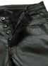  - RICK OWENS DRKSHDW - 'Detroit' waxed denim slim fit jeans