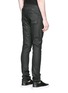 Back View - Click To Enlarge - RICK OWENS DRKSHDW - 'Detroit' waxed denim slim fit jeans