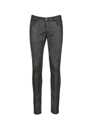 Main View - Click To Enlarge - RICK OWENS DRKSHDW - 'Detroit' waxed denim slim fit jeans
