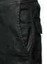 Detail View - Click To Enlarge - RICK OWENS DRKSHDW - Drop crotch waxed drawstring pants