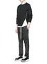 Figure View - Click To Enlarge - RICK OWENS DRKSHDW - Drop crotch waxed drawstring pants