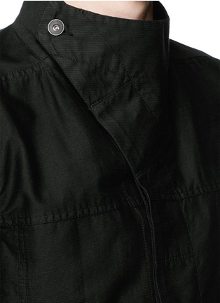 Detail View - Click To Enlarge - RICK OWENS DRKSHDW - 'Slave' cotton Cavalry twill jacket
