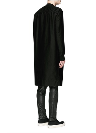 Back View - Click To Enlarge - RICK OWENS DRKSHDW - 'Flight' bomber trench coat