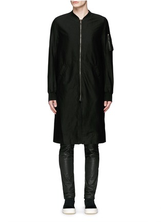 Main View - Click To Enlarge - RICK OWENS DRKSHDW - 'Flight' bomber trench coat