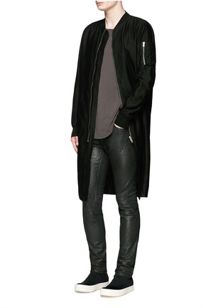 Figure View - Click To Enlarge - RICK OWENS DRKSHDW - 'Flight' bomber trench coat