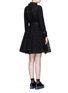 Back View - Click To Enlarge - SACAI - Guipure lace flare trench coat
