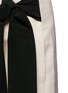 Detail View - Click To Enlarge - CÉDRIC CHARLIER - Contrast tie cotton-linen wide leg wrap pants