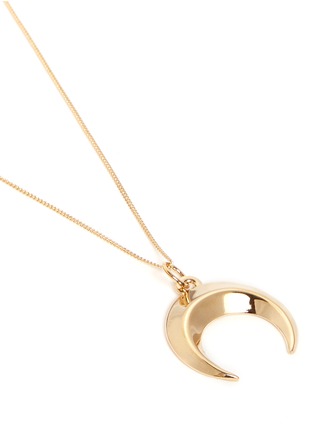 Detail View - Click To Enlarge - CHLOÉ - 'Isalis' crescent moon pendant necklace