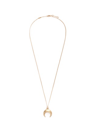 Main View - Click To Enlarge - CHLOÉ - 'Isalis' crescent moon pendant necklace