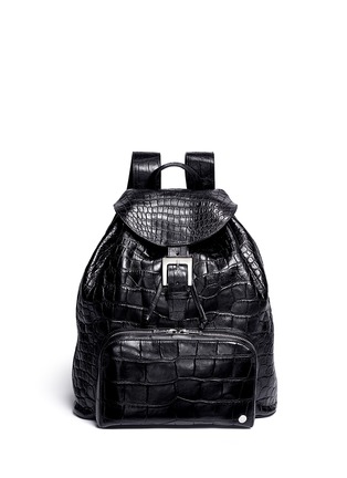 Main View - Click To Enlarge - STALVEY - 'Sun' alligator leather backpack