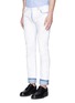 Front View - Click To Enlarge - MAISON MARGIELA - Chalk effect slim fit jeans