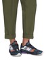 Figure View - Click To Enlarge - NEW BALANCE - 'X-Racer' colourblock panel perforated sneakers