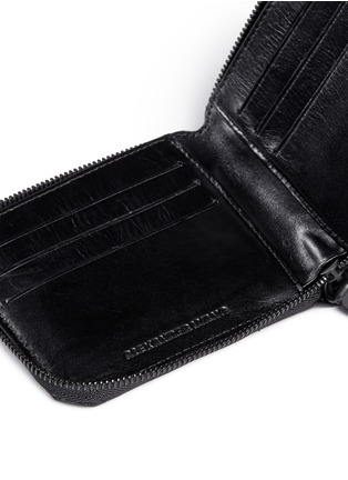 Detail View - Click To Enlarge - ALEXANDER WANG - Zip leather bifold wallet