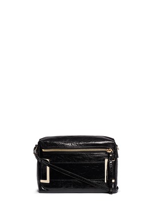 Main View - Click To Enlarge - JIMMY CHOO - 'Phoebe' crinkle leather crossbody bag