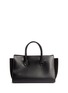 Back View - Click To Enlarge - JIMMY CHOO - 'Riley' leather suede box tote