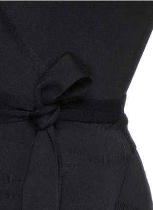 Detail View - Click To Enlarge - DIANE VON FURSTENBERG - Silk cashmere ballerina wrap cardigan