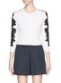 Main View - Click To Enlarge - DIANE VON FURSTENBERG - 'Doris' lace trim cardigan