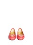 Figure View - Click To Enlarge - MICHAEL KORS - 'Fulton' saffiano leather moccasins