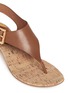 Detail View - Click To Enlarge - MICHAEL KORS - 'London' leather cork thong sandals