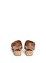 Back View - Click To Enlarge - MICHAEL KORS - 'London' leather cork thong sandals
