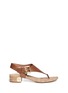 Main View - Click To Enlarge - MICHAEL KORS - 'London' leather cork thong sandals