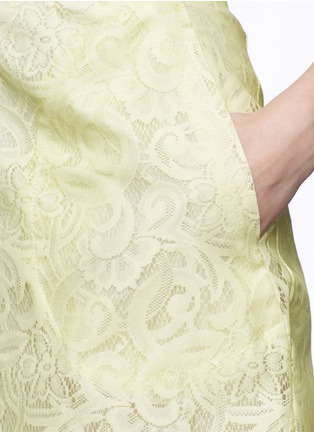 Detail View - Click To Enlarge - WHISTLES - 'Jasmino' floral lace skirt