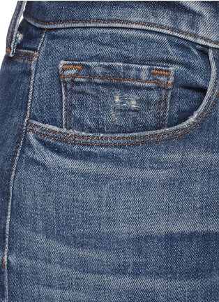 Detail View - Click To Enlarge - J BRAND - 'Maria Straight' sanded distressed jeans