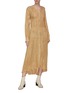 Figure View - Click To Enlarge - JOSEPH - Ruffle silk maxi dress