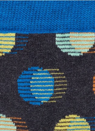 Detail View - Click To Enlarge - HAPPY SOCKS - 'Out of Focus' dot socks