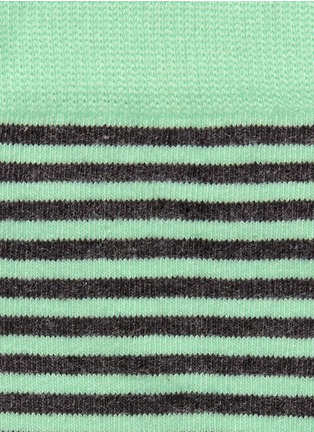 Detail View - Click To Enlarge - HAPPY SOCKS - Half stripe socks