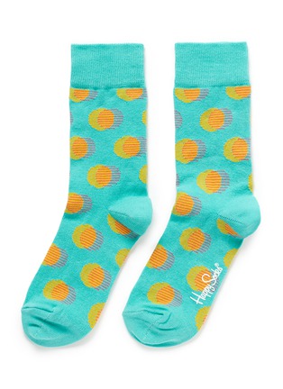 Main View - Click To Enlarge - HAPPY SOCKS - 'Out of Focus' dot socks