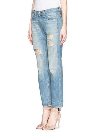 Front View - Click To Enlarge - RAG & BONE - 'The Dre' distressed jeans