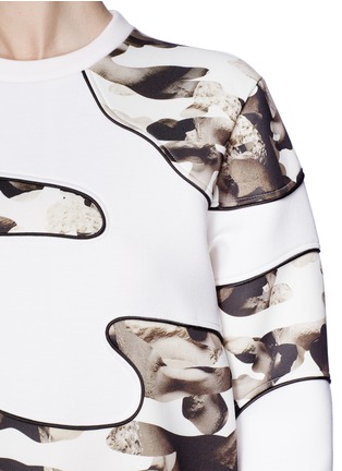 Detail View - Click To Enlarge - NEIL BARRETT - Sculpture camouflage print sweatshirt