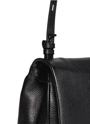 Detail View - Click To Enlarge - KARA - Pebbled leather messenger bag