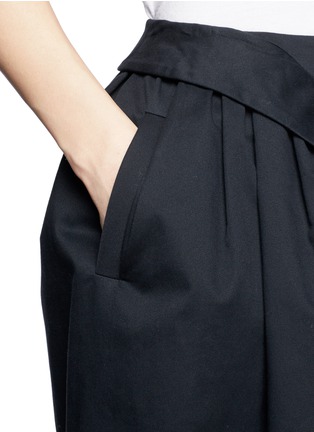 Detail View - Click To Enlarge - MC Q - Flare twill skirt