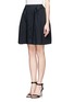 Front View - Click To Enlarge - MC Q - Flare twill skirt